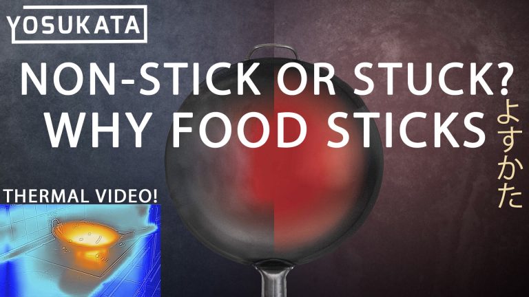 Why food sticks - egg test